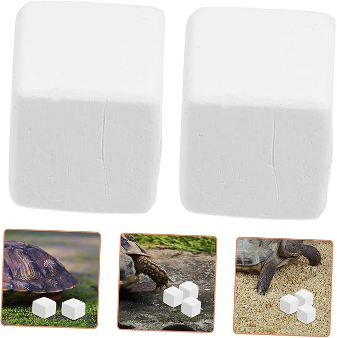 BESPORTBLE 6-Piece Mineral Block Set for Crab Reptile Habitat Natural Mineral Stones for Lizard Terrariums Essential for Small Pets and Chewing
