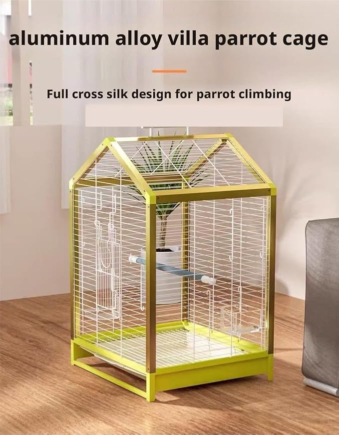 Parrot Cage Portable Travel Carrier Cage for Home Outing Temporary Placement