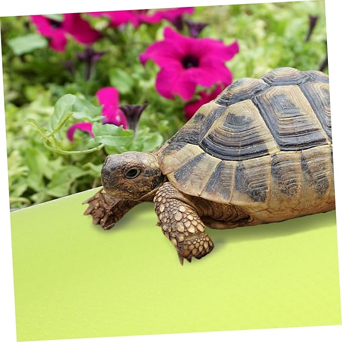 Abaodam Reptile Carpet Mat for Leopard Gecko Lizard Snake Tortoise Nonslip Substrate Bedding for Terrarium Easy to Clean Liner for Reptile Tank Accessories