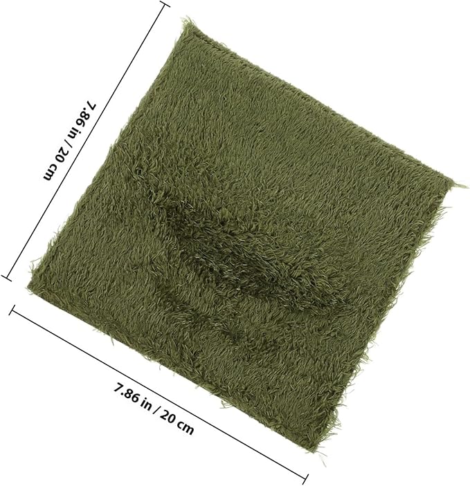 jojofuny Reptile Carpet Mat for Bearded Dragon and Tortoise Terrarium Washable Moisture-Resistant Substrate Liner Soft Cushioned Bedding for Lizards Snakes Amphibians