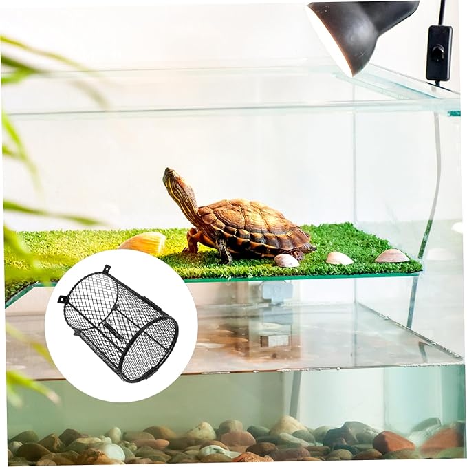 Alipis Leopard Gecko Heat Lamp Reptile Pet Heating Lamp Head Removable Lampshade Cover
