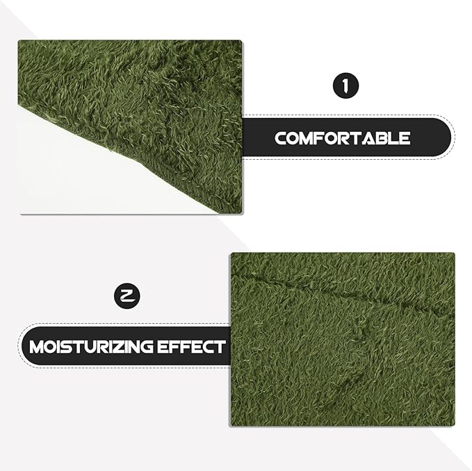 BESPORTBLE Reptile Carpet Mat Substrate Liner for Terrarium Cage Moisture-Resistant and Fit Bedding for Gecko Tortoise Lizard Amphibians Non-Slip Reptile Cage Accessory