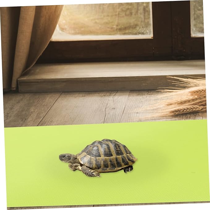 Abaodam 2pcs Reptile Mat and Washable Terrarium Bedding for Geckos Lizards Snakes Tortoises Comfortable Non-Dusty Substrate for Animal Habitats
