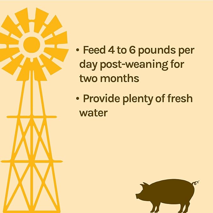 New Country Organics | Swine 16% Protein Feed for Growing Hogs and Swine | Corn-Free and Soy-Free | Certified Organic and Non-GMO | 40 lbs