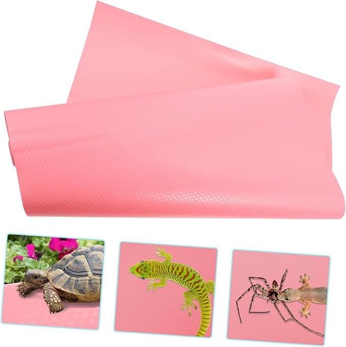 Reptile Carpet EVA Soft Substrate Mat for Bearded Dragon Gecko Snake Tortoise Terrarium Liner Washable Non-Absorbent Tank Flooring Accessories