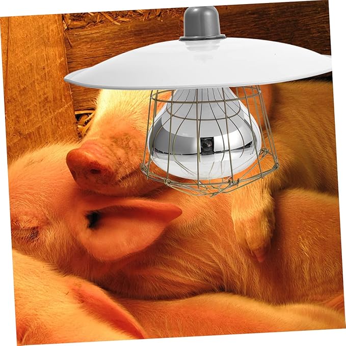 Toddmomy Livestock Heat Lamp for Poultry and Pigs Heat Preservation Lamp Random Shade Safe Use for Farm Park Promotes Circulation and Animal Comfort