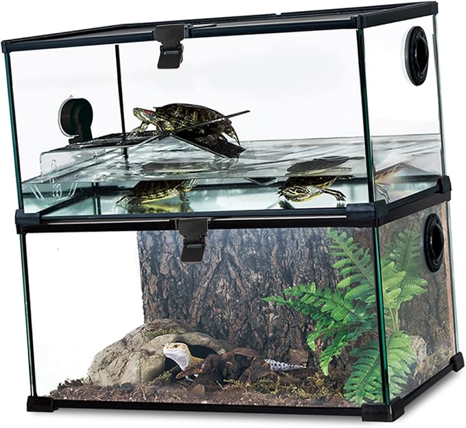 4pcs - Escape Lock Reptile Pet Tank Feeding Tank Buckle - Latch Aquarium Lid Clips Clamps Reptisoil Terrarium Buckle Animal Plastic Cover Clip