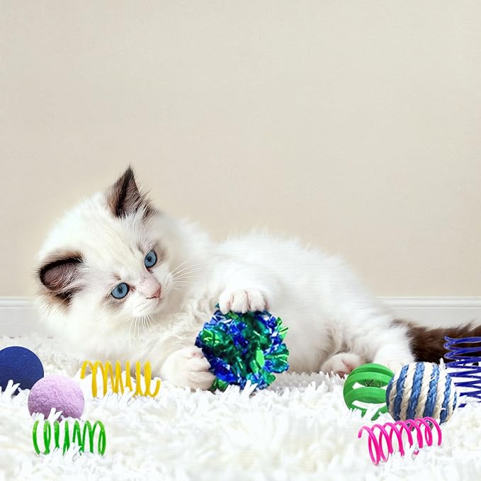 Cat Toys for Indoor Cats, 35 Packs Interactive Cat Toys Set for Kitten - Image 4