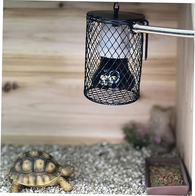 YARNOW Reptile Basking Lamp Cover Heat Lamp Shade Reptile Under Tank Heating Pad