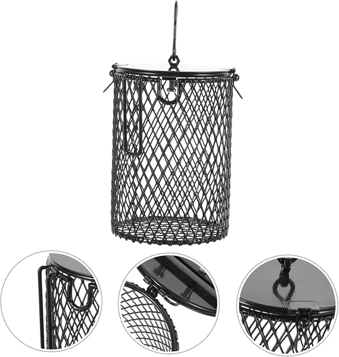 Reptile Heat Lamp Protective Cover Lampshade for Reptile Heating Easy Installation Compatible and Spotlights for Turtles Lizards and Birds