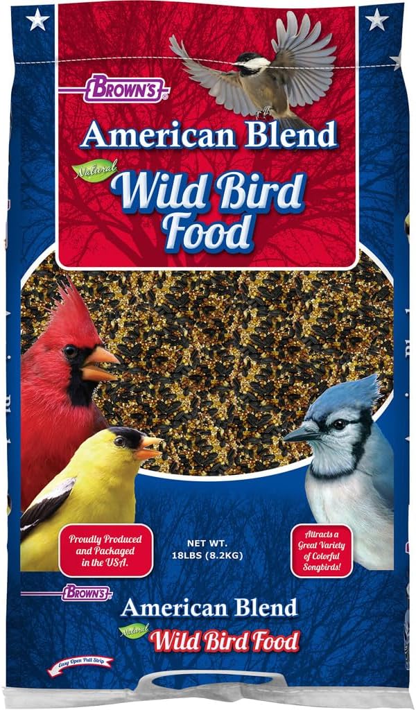 Browns 40982 American Blend Wild Bird Food - 18 lbs