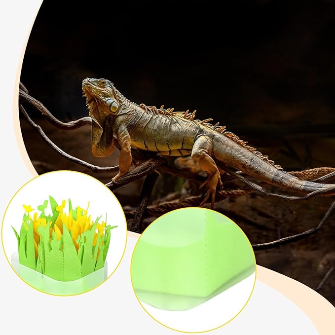 for Reptiles, for Artificial Plants, Humidification System for Amphibians, Green Yellow