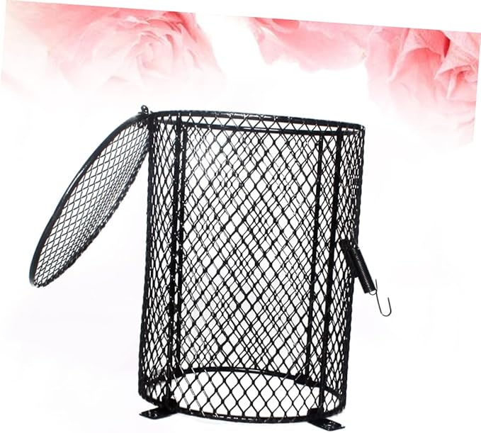 Happyyami Reptile Lamp Cover Scald Protection Lampshade for Reptiles Durable and Wear Resistant Easy Installation Compatible with Bulbs up for Turtle Lizard and Other Pets