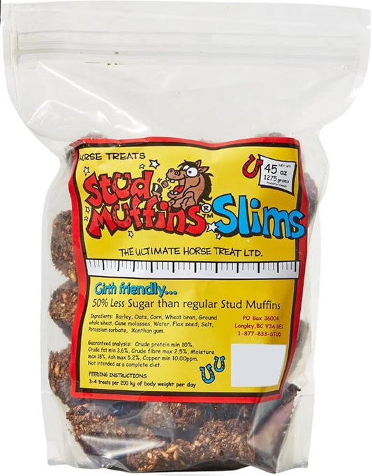 Slim Stud Muffins, Horse Treats, Stud Muffins for Horses, Treats for Horses, Horse Cookies, Cookies for Horses, Treats
