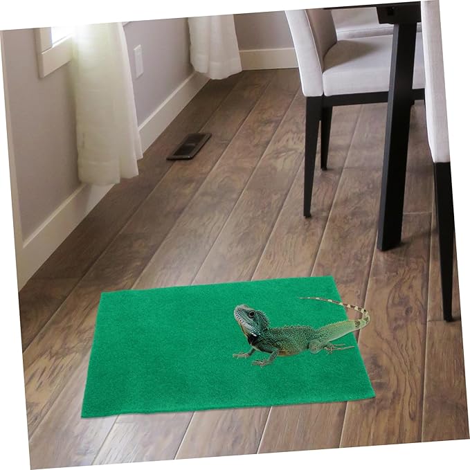 Happyyami 2PCS Reptile Carpet for Snakes and Tortoises Absorbent and Wear-Resistant Bedding Mat for Terrarium for Lizards and Geckos