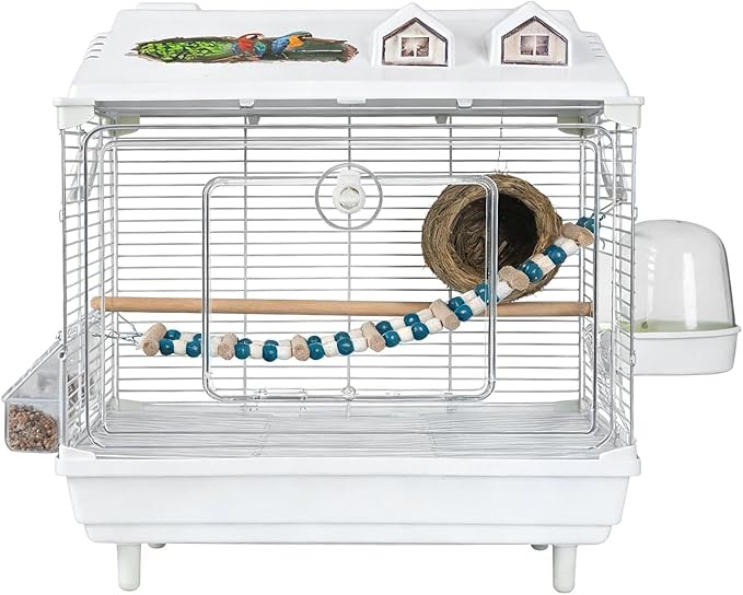 Bird Cage Bird Aviary Parrot Cage Flight Birdcag Bird Carrier Travel Carrier Cage Parakeet Cage Transparent Cage Easy to Clean(Green)