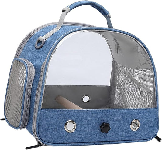 Lightweight Bird Carrier - Bird Backpack Carrier | Small Pet Parrot Bag, Portable Cage, Removable Backpack Travel Cagge for Rabbits Parrots Small Pets Hamsters