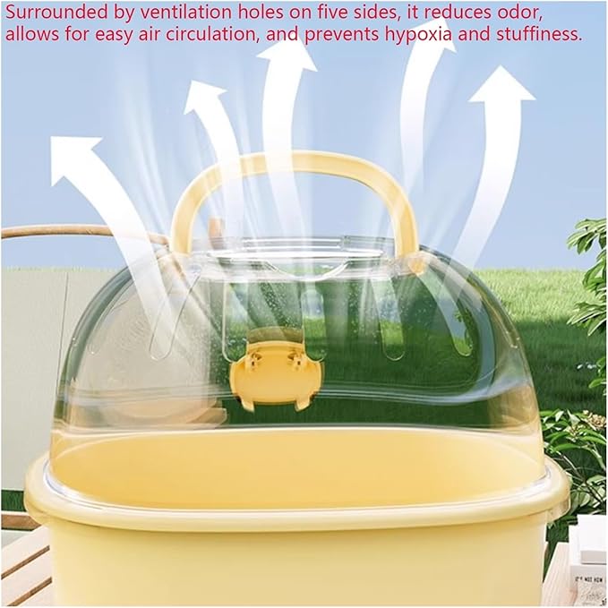 Birdcage Parrot Take-Out Cage Bird Special Portable Bird Cage Small Bird Bag Hand-held Mini Bird Cage(Blue)