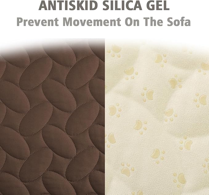 Ameritex Pet Bed Cover Dog Bed Blanket for Sofa and Furniture Waterproof New Pattern Design (52x82 Inch, Chocolate)