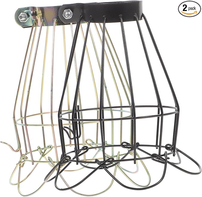YARNOW 2pcs Box Reptile Heat Lamp Mesh Cover Craft Lamp Mesh -scalding Reptile Lampshade Heat for Cover
