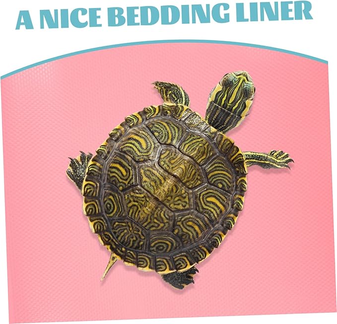 Reptile Carpet Liner for Snake and Turtle Tanks Nonslip Mat for Reptile Cage Fully Washable Reptile Bedding for Geckos and Lizards