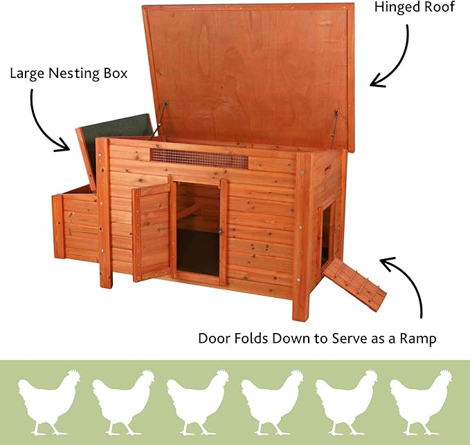 TRIXIE Pet Products Chicken Coop, 59 x 30.75 x 32.25 inches