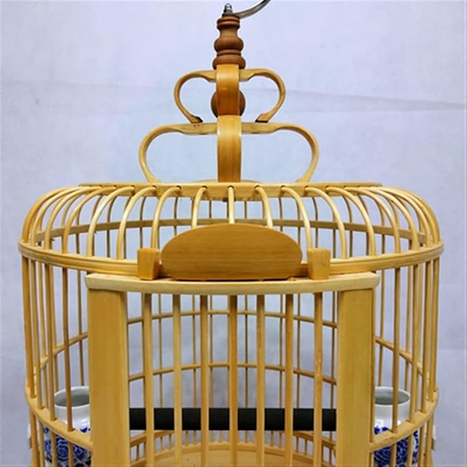 The Birdcage Thrush Bird Cage Blue Bird Cage Bird Carrier Full Set of Bird Cage Handmade Portable Hook to Carry Small Bird Cage Parakeet Cage