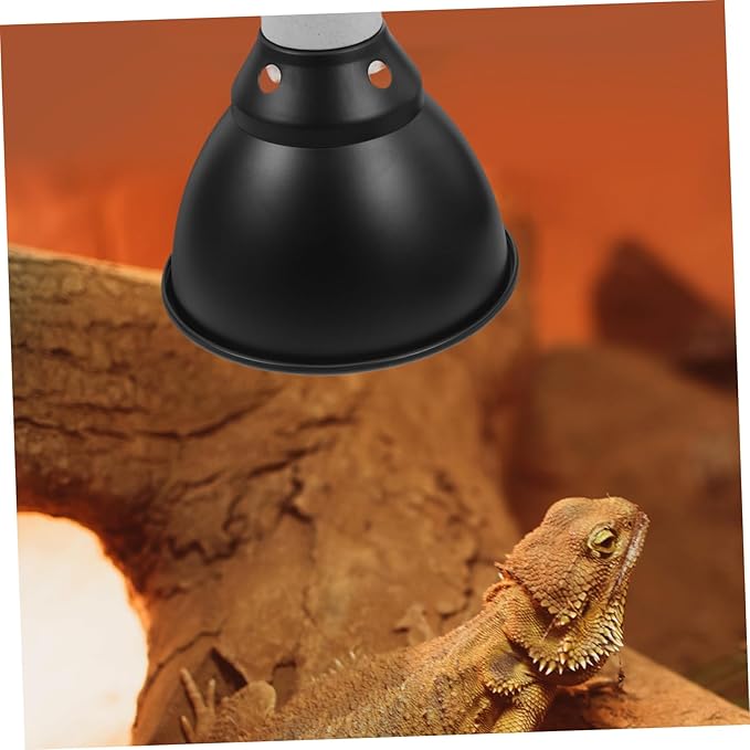 Milisten Reptile Heat Lamp Fixture with Switch Ceramic Basking Bulb Dome Light for Turtles Lizards and Reptiles Heat Bulb for Optimal Sunlight Simulation