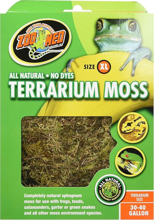 Zoo Med Terrarium Moss [Set of 2] Size: 30-40 Gallons