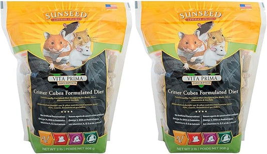 Sunseed Critter Cubes Food [Set of 2] Size: 2 Pound