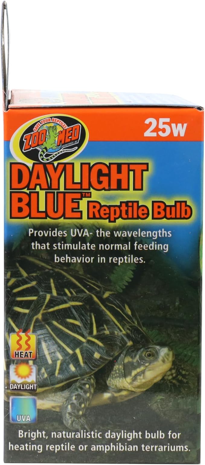 Zoo Med Daylight Blue Reptile Bulb (Set of 2) Watt: 25 Watts