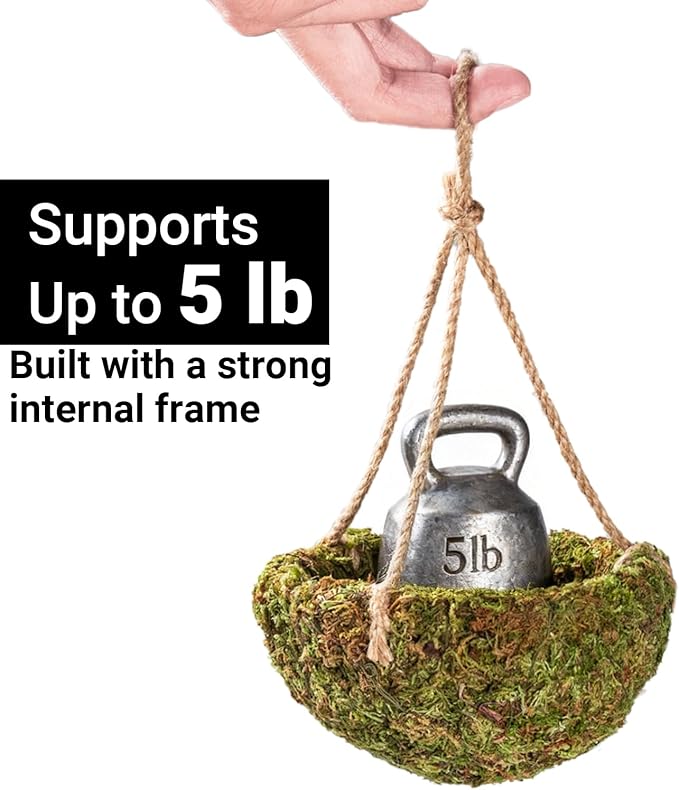 Handmade Crested Gecko Tank Decor – Hanging Shelter for Bearded Dragon Accessories, Reptile Hammock, Hermit Crab, Snake and Other Small Reptiles