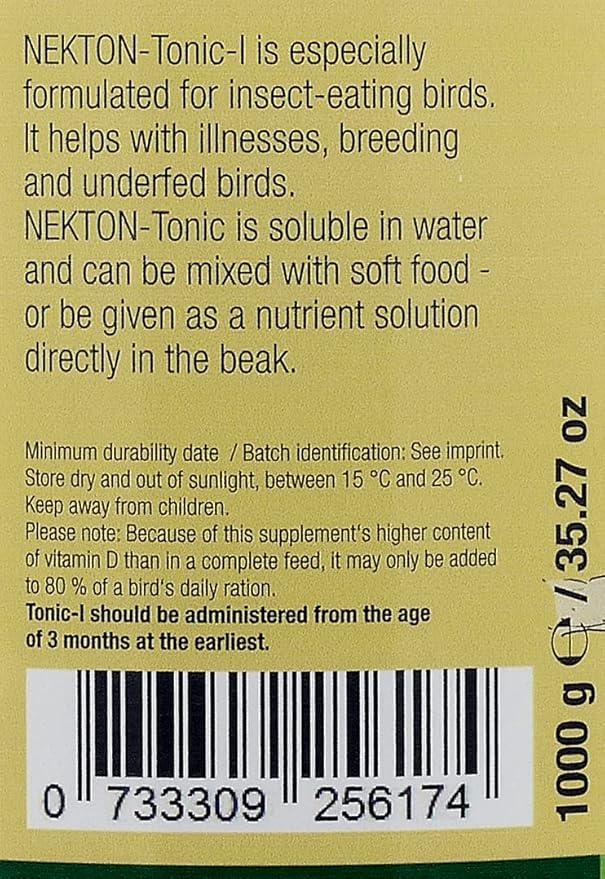 Nekton-Tonic-I Insect-Eating Birds 1000g (2.2lbs) (256800)