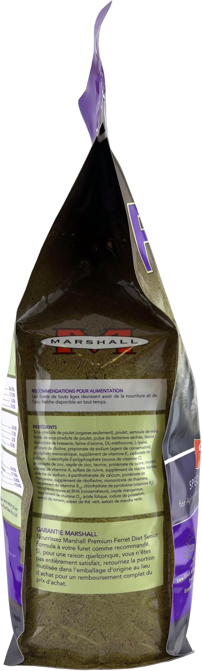 Marshall Premium Ferret Diet Senior Formula – 4 lbs – Supports Digestion, Muscle Health & Vitality – Balanced Nutrition for Aging Ferrets with Essential Nutrients