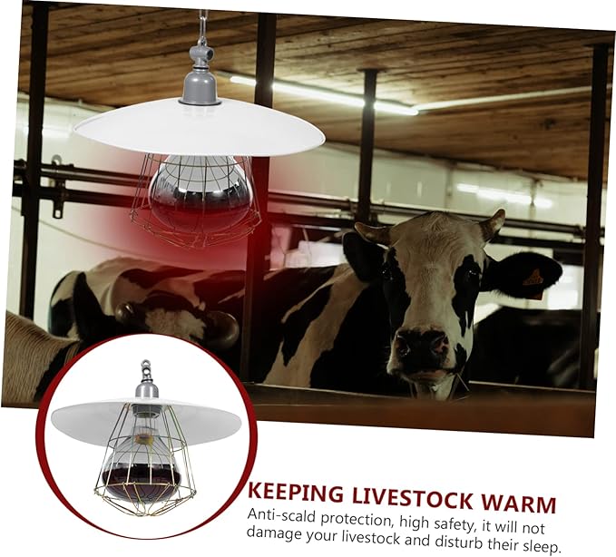 Angoily Pet Cage Warming Lamp Livestock Incubator Accessory Heat Preservation Lamp Set Warm Light Bulb