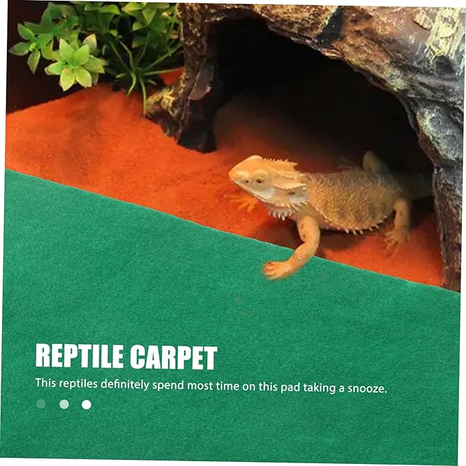 Yardwe Reptile Warm Mat for Tortoise Lizard and Reptiles Non- Pet Cushion for Climbing and Sleeping for Comfort