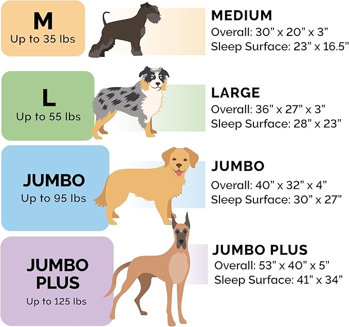 Furhaven Cooling Gel Dog Bed for Large/Medium Dogs w/ Removable Bolsters & Washable Cover, For Dogs Up to 55 lbs - Plush & Suede Sofa - Almondine, Large