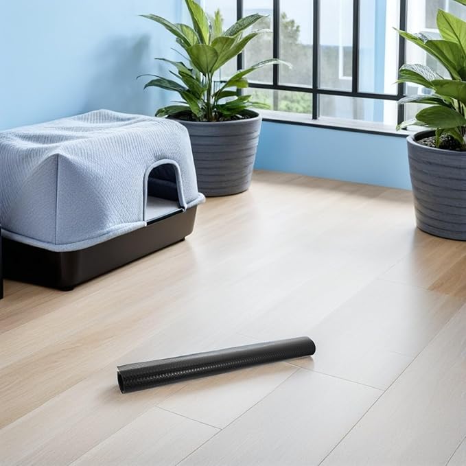 FRCOLOR Reptile Carpet Mat Non-Adhesive Terrarium Substrate Liner 60x150cm Black Reptile Cage Flooring for Leopard Gecko Bearded Dragon Lizard Snake Tortoise