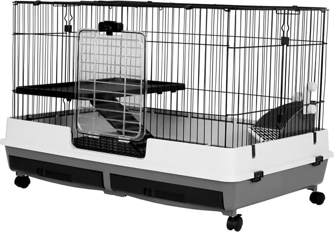 A&E Cage Company 80-3 Deluxe 6 Level Small Animal Cage, 32" L X 21" W X 60" H