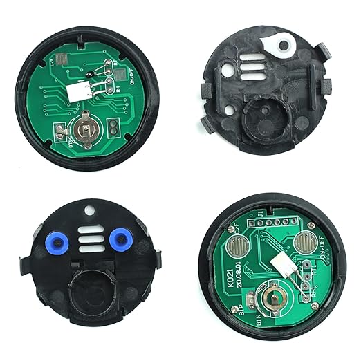 Electronic LCD Digital Thermometer Hygrometer Round Temperature Humidity Meter for Glass Container Fishtank Hygrometer Indoor Humidity for Reptiles Hygrometer Thermometer for Tank