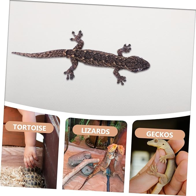Reptile Terrarium Liner Substrate Soft Non Slip Carpet for Bearded Dragons Tortoises Snakes and Lizards Lightweight Durable Bedding for Reptile Tanks