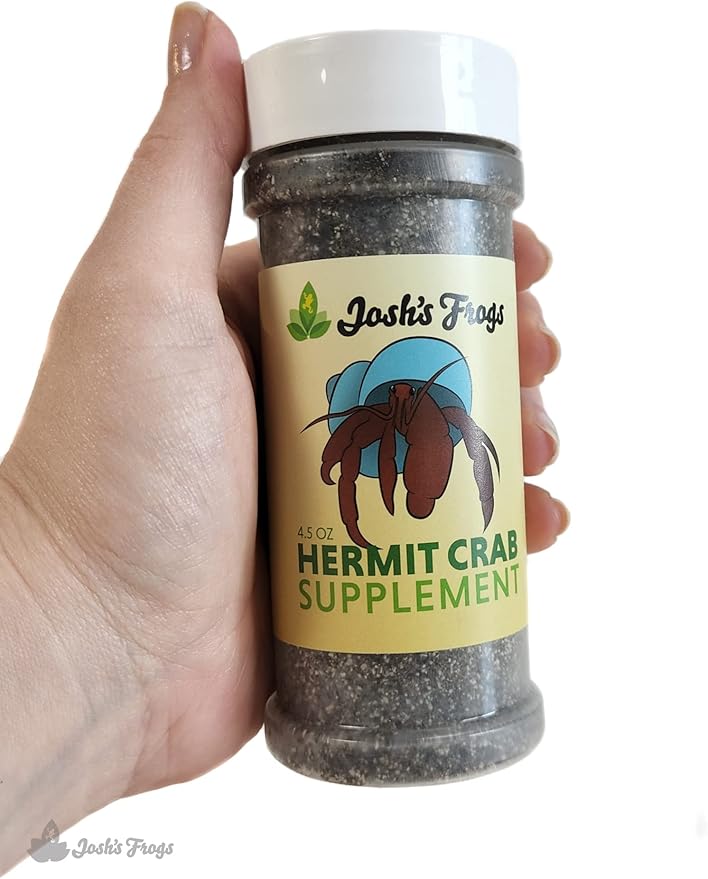 Josh's Frogs Hermit Crab Mineral Supplement Blend (4.5 oz)- Greensand Earthworm Castings Calcium