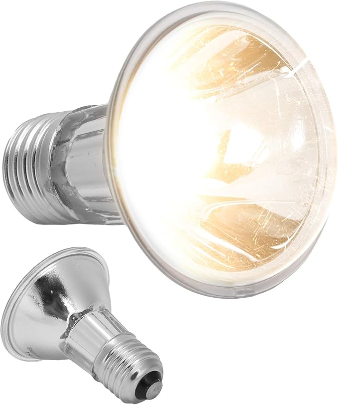 Akozon Reptiles Sun Basking Heating Lamp Bulbs - UVAUVB Sunbathe Bulb for Lizards, Snakes & Turtles - Essential for Reptile Growth & Health (25W 110V)