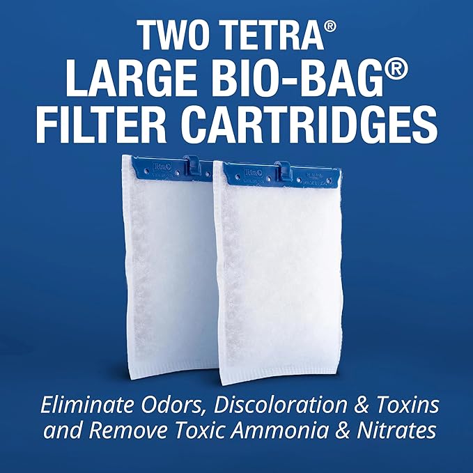 Tetra Complete LED Aquarium Kit for Fish, 55 Gallons, Includes White LED Lights, Filter, Heater and Accessories