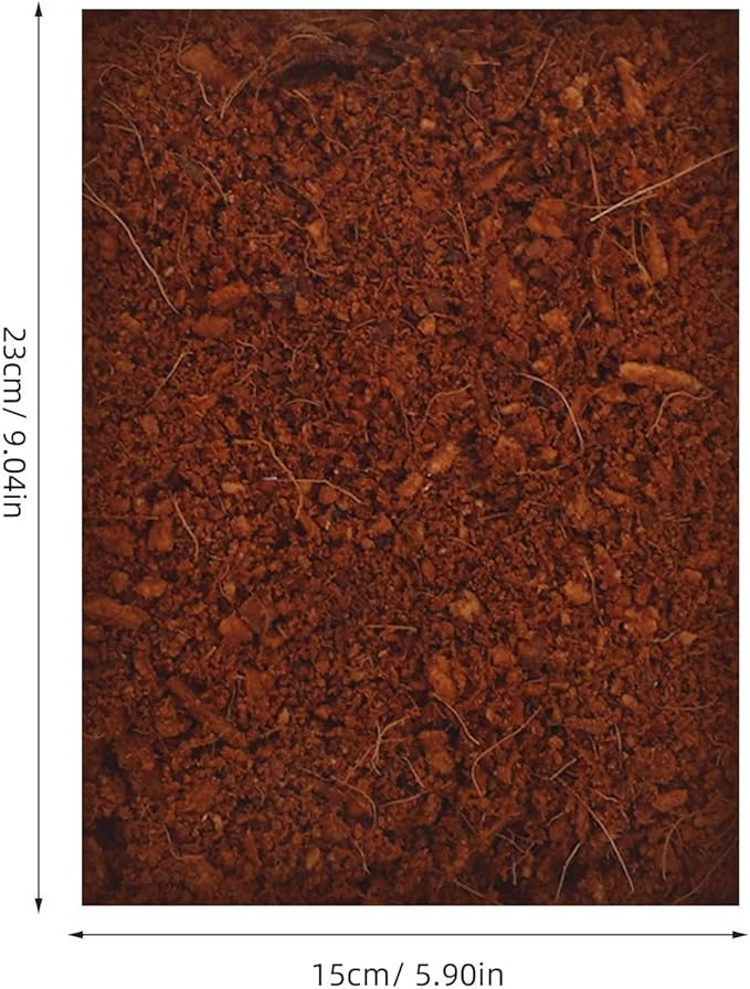 Hermit Crab Substrate Coconut Fiber, High Absorbent Soil Mix for Land Hermit Crab Habitat, Terrarium Bedding Substrate for Nesting and Tank Care 500g