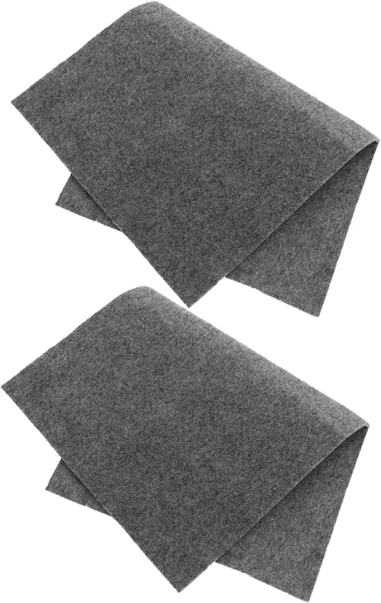Totority 2pcs Wear-Resistant Reptile Mat for Household Tortoise and Snakes Gray Moisture Absorbing Bedding Convenient Terrarium Use