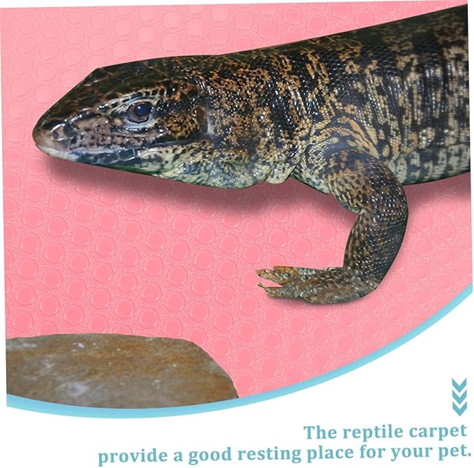 Totority Reptile Carpet Terrarium Substrate Mat EVA Soft Leopard Gecko Tank Accessories Foldable Lightweight Bedding Liner for Lizards Tortoise Snake Pets