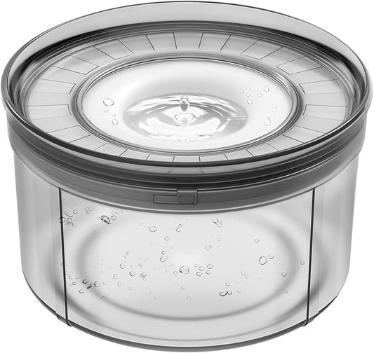 Techphardo 1Gallon No Spill Dog Water Bowl-3.8L Large Capacity, BPA-Free, Anti-Splash & Anti-Digging Design with Non-Slip Base, for Messy Drinkers