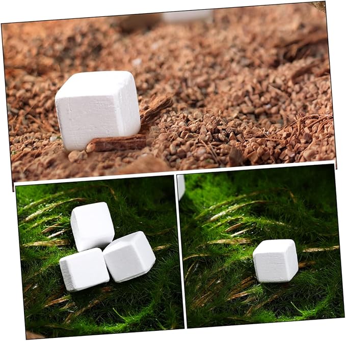 DECHOUS 30pcs Natural Mineral Block: Suitable for Tortoise Frog Lizard Chameleon Provides Essential Microelements Promotes Healthy Growth for Reptile Pets Turtle Accessories