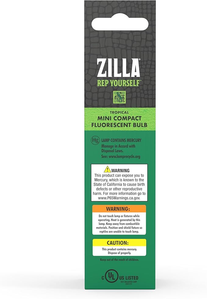 Zilla Mini Compact Fluorescent Bulbs Tropical